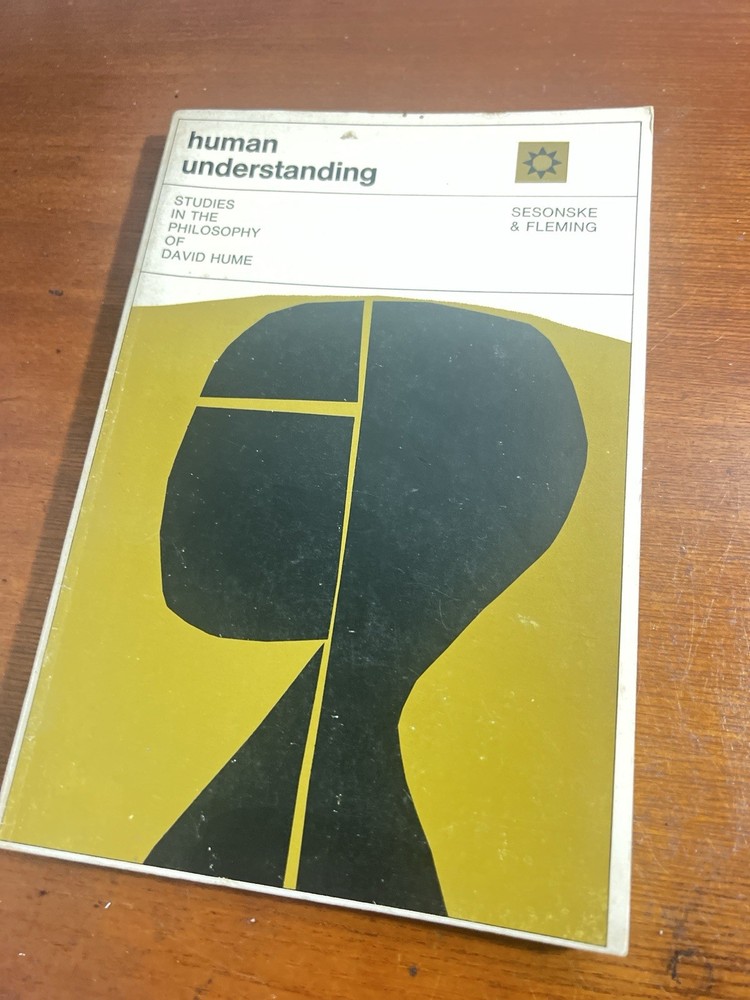 Human Understanding David Hume Sesonske Fleming 1968 Philosophy