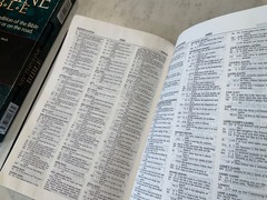 NIV Thinline Bible 1996 Navy Bonded Leather 1984 Text Original Box