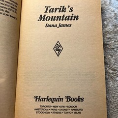 Tarik’s Mountain Romance Paperback Book by Dana James from Harlequin Books 1988