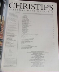 CHRISTIE’S CATALOG INTERNATIONAL MAGAZINE 88 PAGES 1997