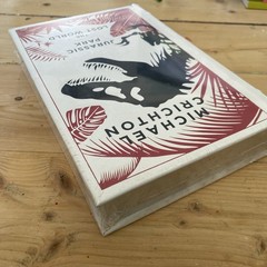 JURASSIC PARK/THE LOST WORLD Michael Crichton ~Leather Bound ~ Sealed