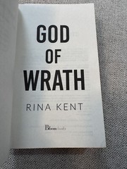 God of Wrath Rina Kent Signed Deluxe First Print Sprayed Edge Legacy Of Gods New