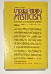 UNDERSTANDING MYSTICISM By Richard Woods, O.P. Very Good ￼Image Books 1980