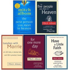 Mitch Albom 5 Books Collection Set (Tuesdays With Morrie…NEW Paperback 2022