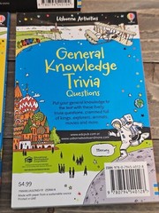 LOT (3) Usborne Trivia Questions Books – Animal Dinosaur General Knowledge – NEW