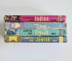 Vintage 1960s International Hardcover Cookbooks Spring Books Dust Jackets Lot 4
