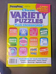 Lot of 2 Classic Variety Puzzles Plus Crosswords by Penny Press – Jumbo Specials