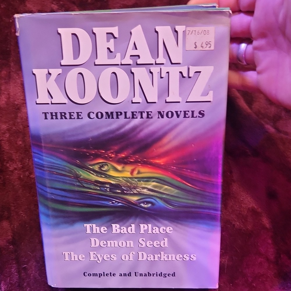 Dean Koontz Three Complete Novels Hardcover 1998 Thriller G.P. Putnam’s Sons