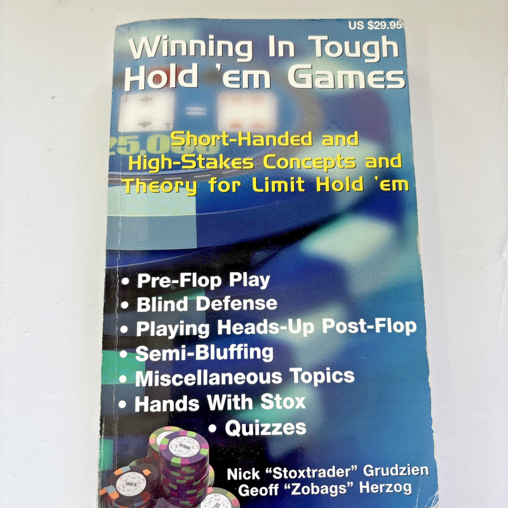 Poker – Winning In Tough Hold ’em Games by Grudzien and Herzog see Description