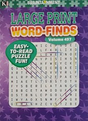 4 New Large Print Word-Finds Puzzle Books Kappa Games Vol #495-498 ~ Search,Hunt