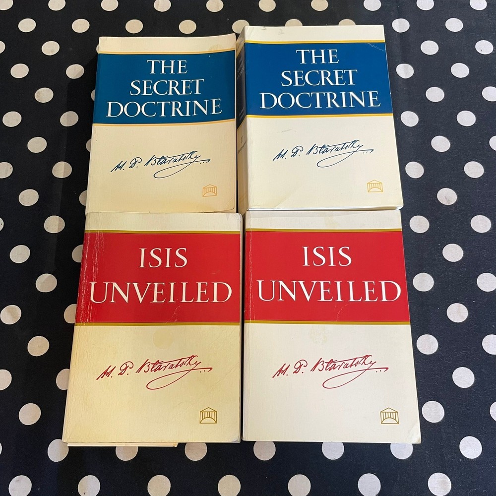 Secret Doctrine Index & Vol. II & Isis Unveiled Vols I & II by Madame Blavatsky