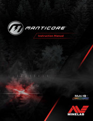 Minelab Manticore: Instruction Manual, Paperback April 15, 2024 English 83 Pages