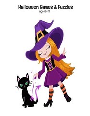 Halloween Games & Puzzles Ages 8-12: Connect The Dots – Spot The Difference – Ma