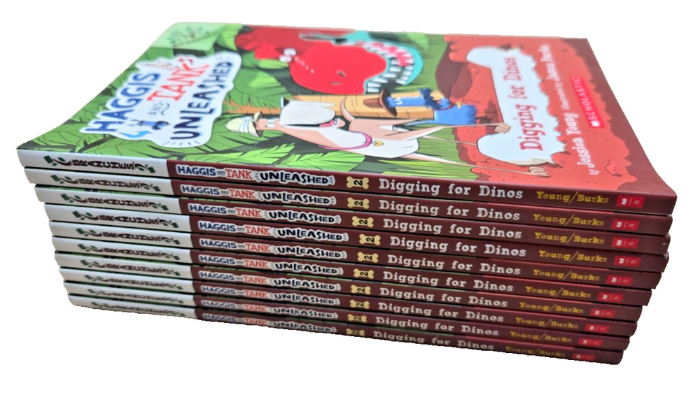 Digging for Dinos #2: Haggis and Hank Unleashed – Lot of 10 Paperbacks NEW