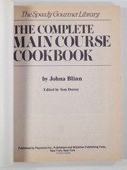1987 Blinn COMPLETE MAIN COURSE COOKBOOK Speedy Gourmet Library PLAYMORE TPB