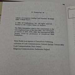 The Bible Knowledge Commentary Hardcover by Walvoord John F.