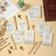 120 Pcs Christian Gift Bulk for Women Bible Verse Notebook Prayer Journal Inspir