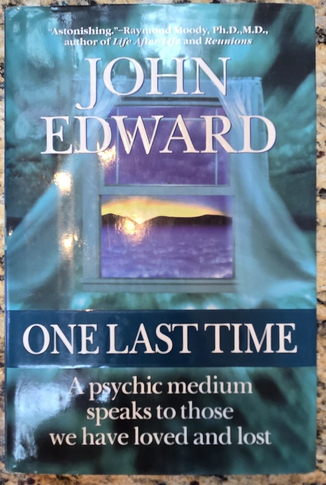 John Edward One Last Time 1st Ed Hardcover 1998 Berkley Books English