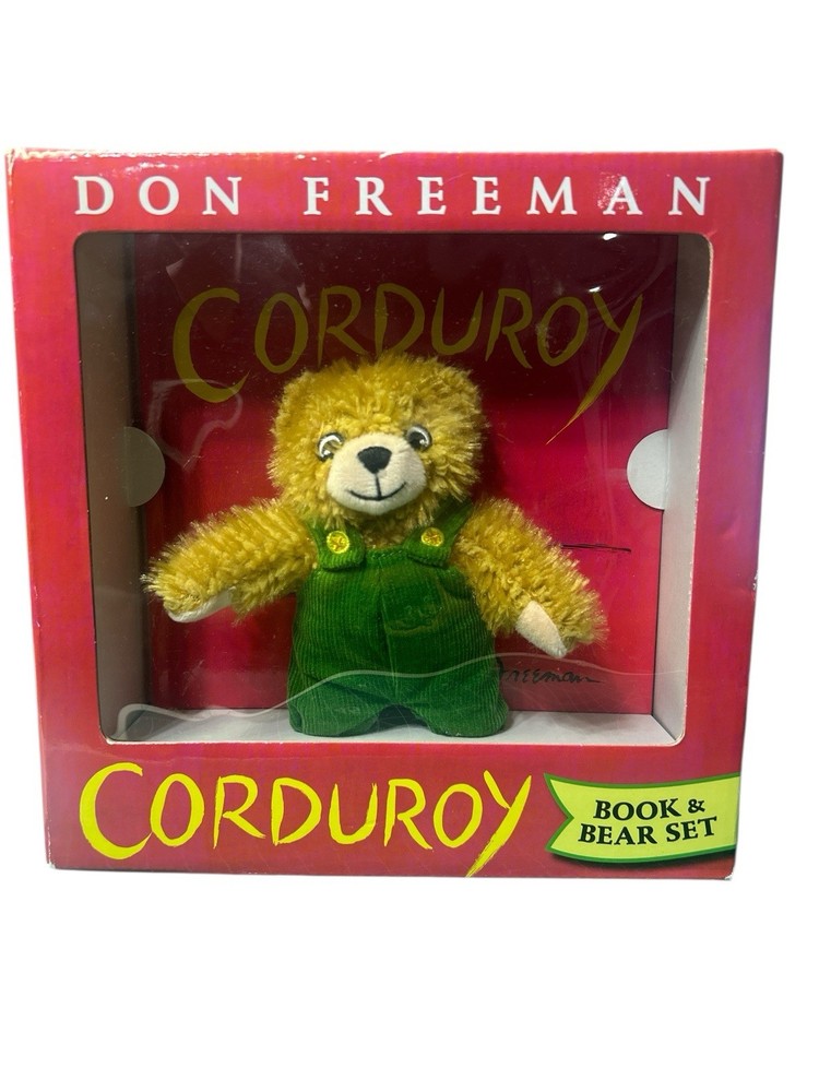 CORDUROY HC BOOK AND PLUSH BEAR SET DON FREEMAN IN BOX 2008