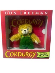 CORDUROY HC BOOK AND PLUSH BEAR SET DON FREEMAN IN BOX 2008