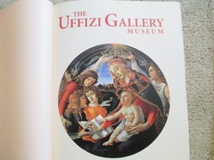 Uffizi Gallery Museum & Pitti Palace Collections Hardcover w/DJ Coffee Table Set