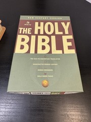 NCV Holy Bible Camel Bonded Leather Gold Gilt Edge Box ISBN 0-7180-0368-3 5295CL
