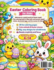 Easter Coloring Book for Kids Cute Bunny Chick Egg 26 Pages