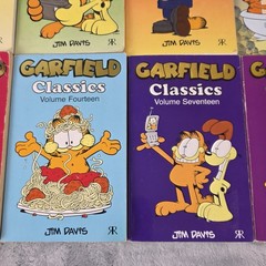 Garfield Classics Volume 3 4 5 8 10 11 13 14 17 19 Jim Davis Paperback Book Lot