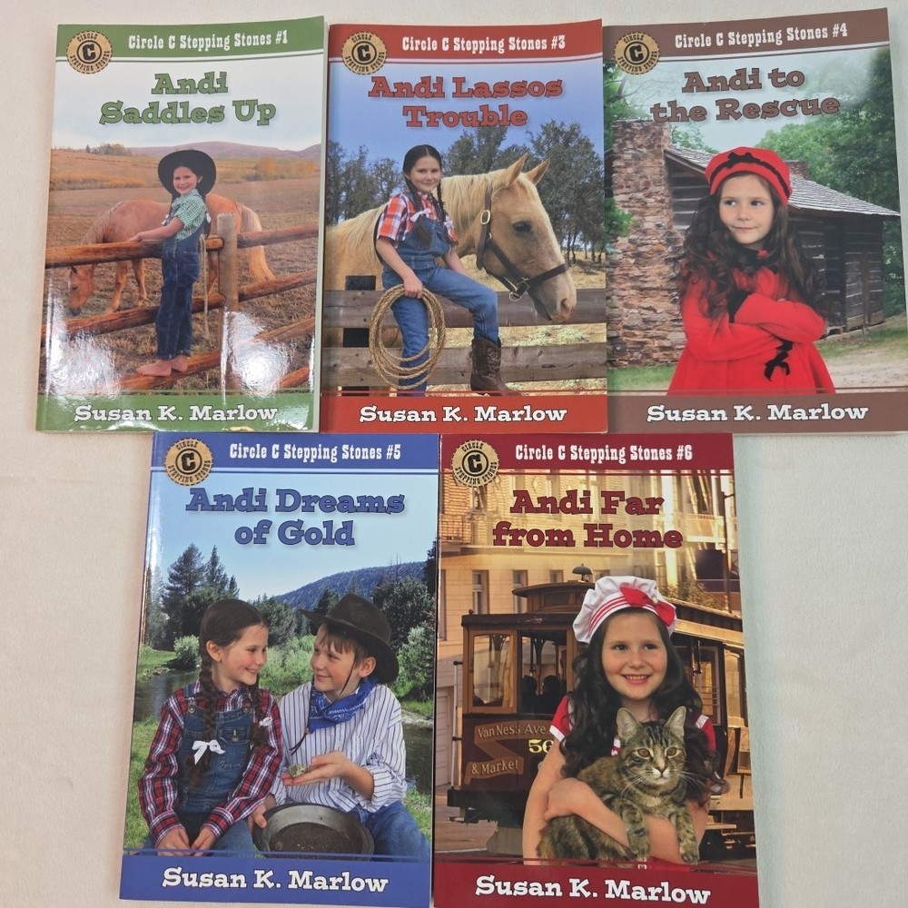 Circle C Stepping Stones Series 5 Books by Marlow, Susan K. Paperback 1, 3-6