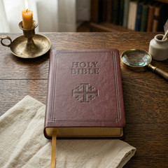 RSV-CE Catholic Bible Burgundy Deluxe Leatherette Gilded Edges