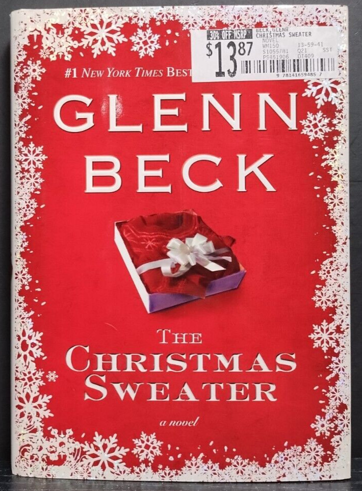 The Christmas Sweater HC 2008 Glenn Beck Balfe Wright Holiday Fiction Faith Fami