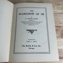 The Scarecrow of Oz L. Frank Baum 1915 First Edition John R. Neill Illustrated
