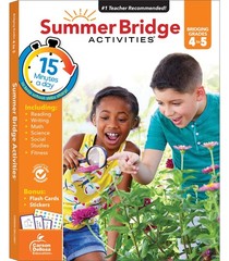 Summer Bridge Activities 4th to 5th Grade Workbooks All Subjects, Math, Lang…