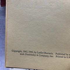 The Saint 6 book lot by Leslie Chartering Vintage 1930s 40s 60s Paperbacks