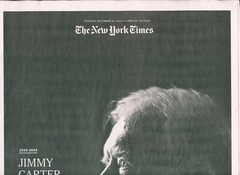 NEW YORK TIMES SPECIAL SECTION December 31 2024 JIMMY CARTER