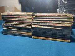 20 Vintage Westerns Paperbacks Cowboy Western Pulp Fiction Lot 1950s-70s