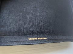 Nice 1942 Holman Jewel KJV Bible Black Genuine Morocco Leather