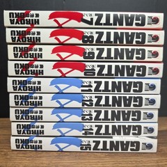 9x LOT ~ Gantz Volumes 7 8 9 10 11 12 13 14 15 Hiroya Oku ~ Manga, English