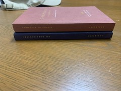 John MacArthur Bible Study Lot 2 Books (Complete In Christ & Freedom From Sin)