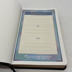 1999 Zondervan NASB STUDY BIBLE Black Bonded Leather D Red Letter USA