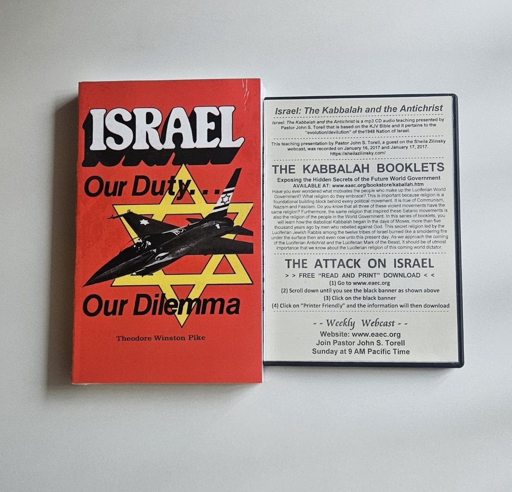 Israel Our Duty Our Dilemma NEW w/ Kabbalah & Antichrist MP3 Audio CD Ted Pike