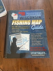 Sportsman’s Connection Northern Wisconsin Fishing Map Guide Oneida Area Book