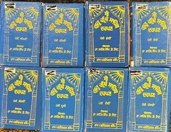 Lot of 8 HC Punjabi Books * Sri Guru Grantha Sahiba Darapana Sikh Sahib Singh