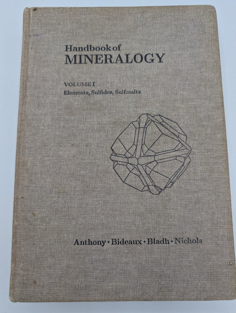Handbook of Mineralogy Vol. 1 : Elements, Sulfides, Sulfosalts