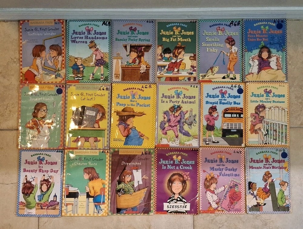 Junie B. Jones Paperback Chapter Book Lot 18 Different Barbara Park Illustrated