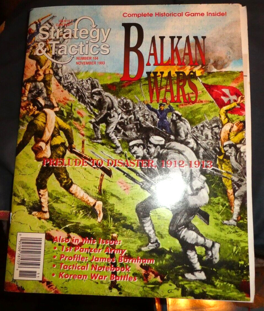 SPI Strategy & Tactics #164 w/Balkan Wars Mag MINT FULL GAME INCLUDED