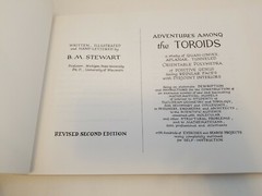 NEW Adventures Among the Toroids BM Stewart 2nd Ed Polyhedra Geometry Book 1980