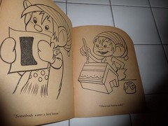 Chub Coloring Book, The Little People,1953(VINTAGE Softcover/Unused)