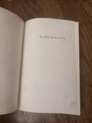 The Bible Speaks to You by Robert Mcafee Brown the Westminster Press HC