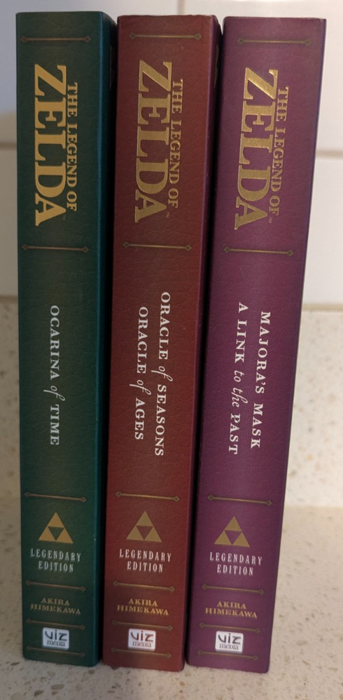 Zelda Legendary Edition Manga Set Ocarina Majora Oracle HC VIZ